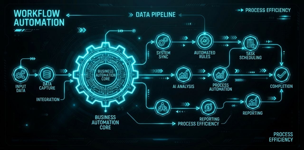 N8N автоматизация бизнеса workflow схема